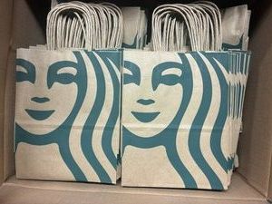 Starbucks Paper Bags