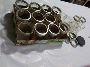 Mason Canning Jars and Lids- all pictured