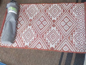 Outdoor Mat and Camping End Table