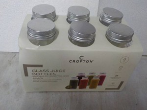 Crofton Glass Juice Bottles
