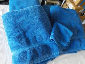 4 Bath Towels and 1 Wash Cloth