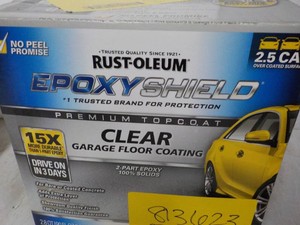 Rust-Oleum Epoxy Clear Garage Floor Coating