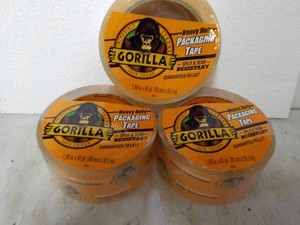 3 rolls Gorilla 1.88 x 40 yards Clear Tape