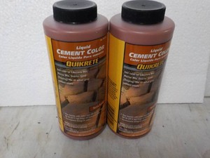 2 Quikrete Liquid Cement Color