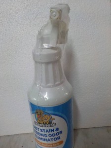 Furry Freshness Pet Stain and Odor Eliminator Spray Bottle