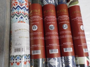 5 rolls Variety Gift Wrapping Paper