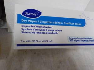 Diversey 500 Wipes 6 x 8 Disposable Wiping System