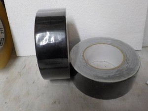 2 Rolls Black Duct Tape