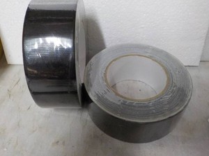 2 Rolls Black Duct Tape