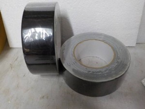 2 Rolls Black Duct Tape