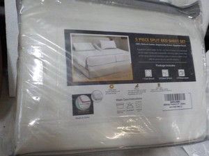 5 pc Split Bed Sheet Set