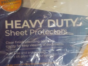 500 Heavy Duty Sheet Protectors