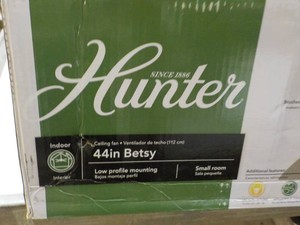 Hunter 44 Betsy Ceiling Fan with Light