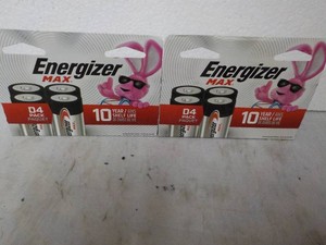 Energizer Max 8 D Size Batteries
