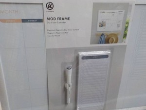 17 x 23 Mod Fram Dry Erase Calendar