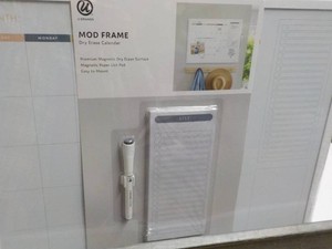 17 x 23 Mod Fram Dry Erase Calendar