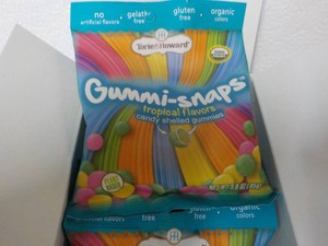 Box of 12 Tropical Flavors 3 oz bags Gummi-Snaps