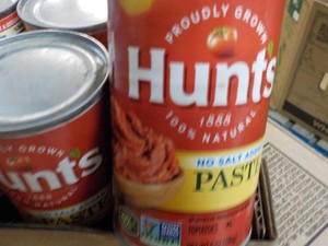 Case of 24 Hunts 6 oz No Salt Added Tomato Paste