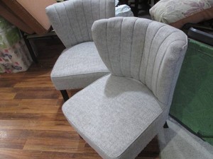 Pair of upholstered chairs
