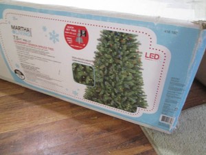 Martha Living 7.5 foot Christmas tree