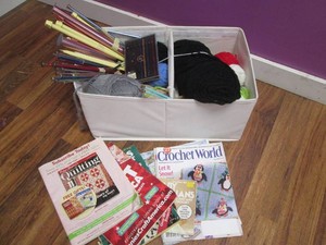 Lot of knitting supplies