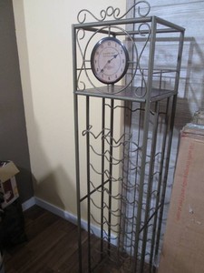 Century cellard wine rack clock