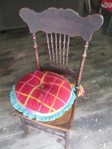 Antique wood chair