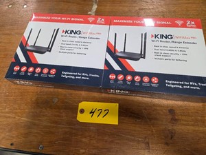 (2) King  KWM2000 Wi Fi Router...