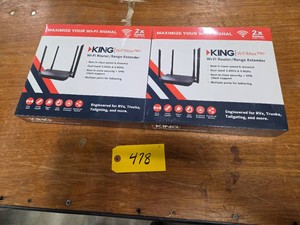 (2) King  KWM2000 Wi Fi Router...