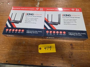(2) King  KWM2000 Wi Fi Router...