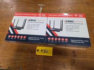(2) King  KWM2000 Wi Fi Router...