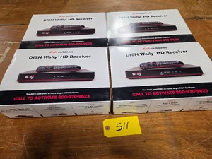 (4) Dish Wally HD Receiver...