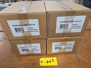 (4) Boxes of (15) 5 Count pkgs. Rai...