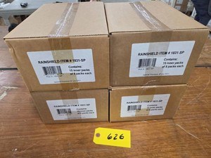 (4) Boxes of (15) 5 Count pkgs. Rai...
