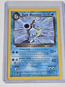 Dark Blastoise 2002 Pokemon Trading Card #4110