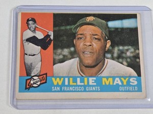 Willie Mays 1960 Topps #200 - San Francisco Giants Vintage Baseball Card