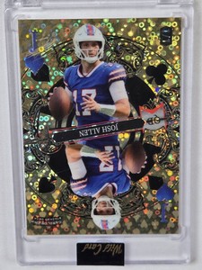 Josh Allen 2024 Wild Card 5 Card Draw Stacked Deck 1 of 1 - Football Card