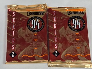 Lot of 2 Unopened Packs of 1994 Donruss Series 2 Baseball Cards