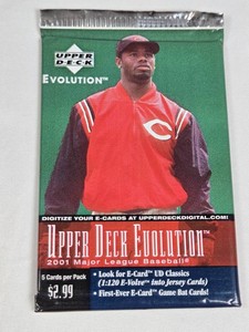 Unopened Pack of 2001 Upper Deck Evolution Baseball Cards - Possible Griffey Auto