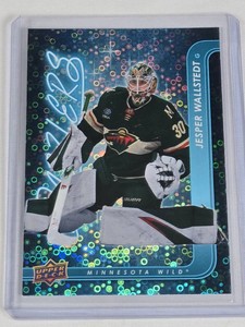 Jesper Wallstedt Rookie 2024-25 Upper Deck Dazzlers Insert DZ-53 - Minnesota Wild Hockey Card
