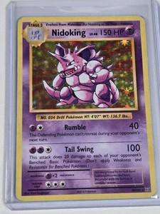 Pokemon Nidoking 2016 Holo Card 45108