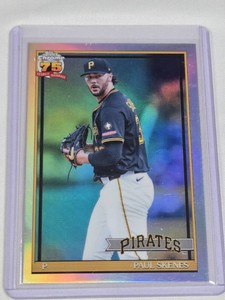 Paul Skenes 2026 Topps Chrome Refractor #91CB-15 - Pittsburgh Pirates Baseball Card