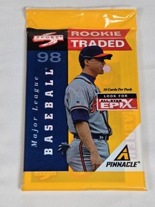 Unopened Pack of 1998 Pinnacle Score Rookie Traded Baseball Cards