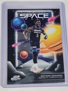 Anthony Edwards 2026 Topps Chrome Space Walk Insert #SW-5 - Minnesota Timberwolves Basketball Card