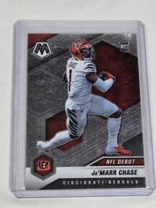 JaMarr Chase Rookie 2021 Panini Mosaic NFL Debut #247 - Cincinnati Bengals Football Card