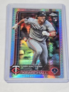 Luke Keaschall Rookie 2025 Topps Chrome Prism Refractor #USC134 - Minnesota Twins Baseball Card