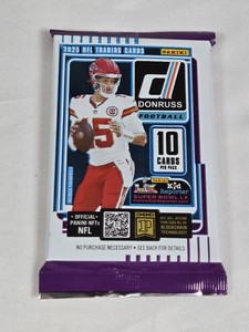Unopened Pack of 2023 Donruss NFL Trading Cards - Downtown Chase