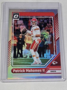 Patrick Mahomes II 2024 Panini Donruss Optic Silver Holo Prizm #94 - Kansas City Chiefs Football Card