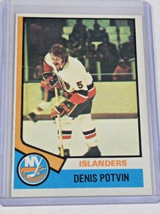 Denis Potvin Rookie 1974 Topps #195 - New York Islanders Vintage Hockey Card