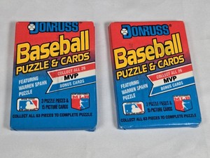 Lot of 2 Unopened Packs of 1989 Donruss Baseball Cards - Possible Griffey RC